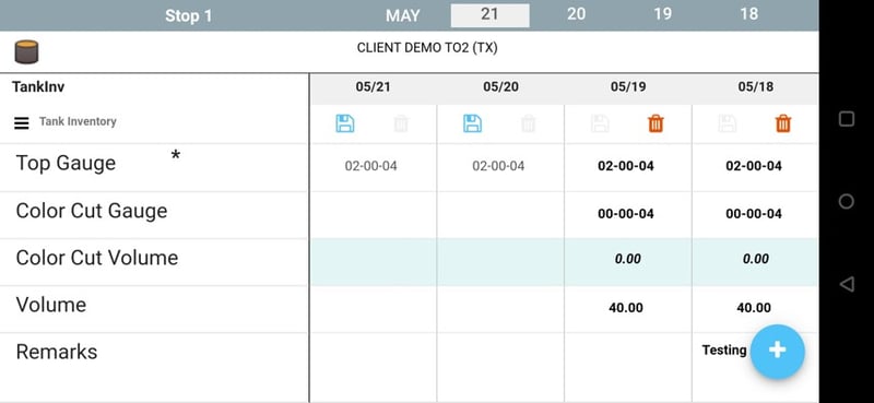 FDC Data Entry Sample