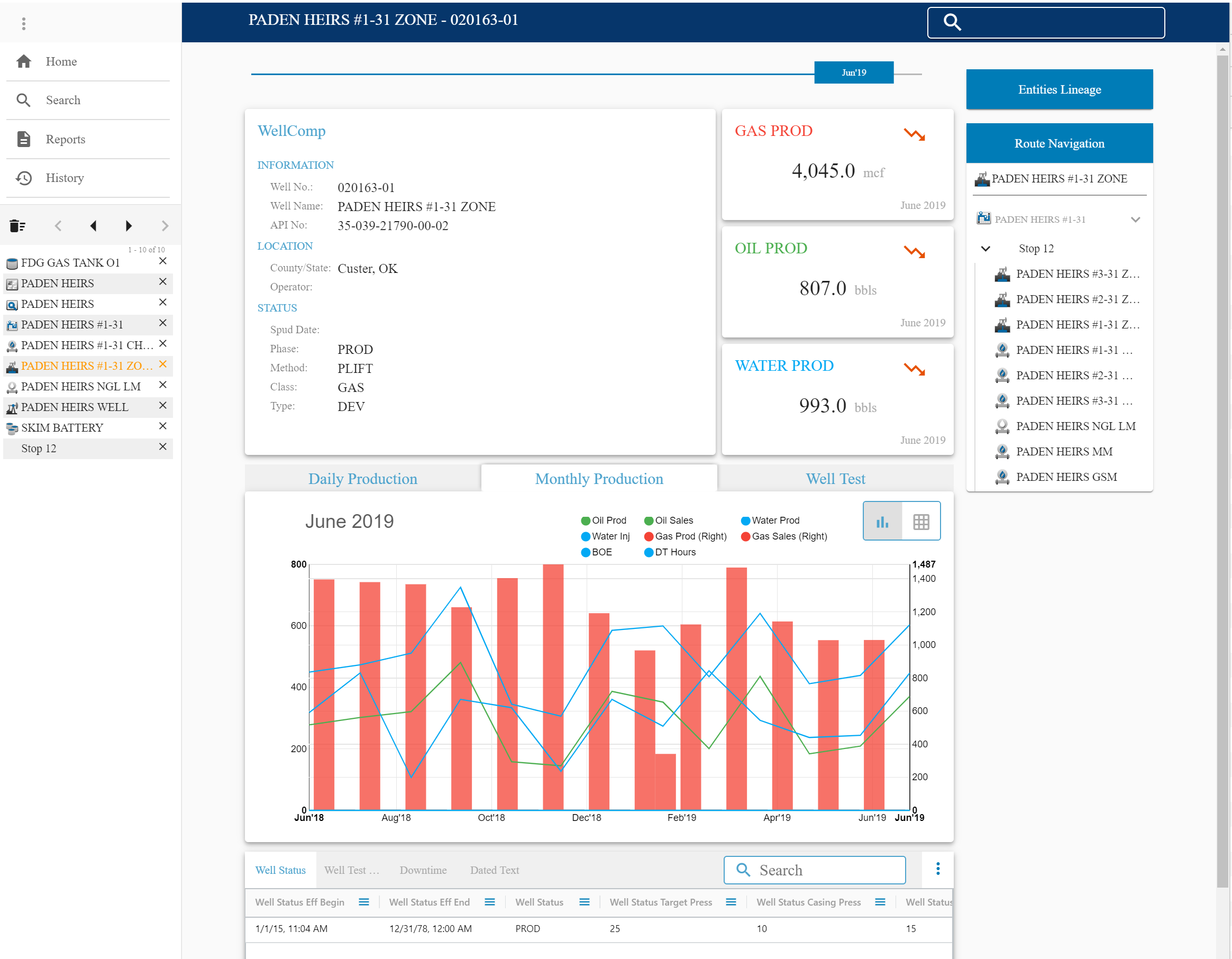 Prod Inquiry - WellComp - Snapshot2 2019