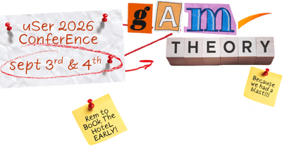 Game theory artwork with white